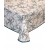 Fata de masa anti-pete Casa de bumbac, Hoa, rotunda, diametru 140 cm, floral, alb, verde