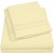 Set lenjerie de pat, cearceaf cu elastic, brodata, bumbac 100%, bej vanilie