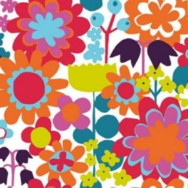 Fata de masa bumbac 100%, 150x150 cm, Casa de bumbac, Floral, multicolor